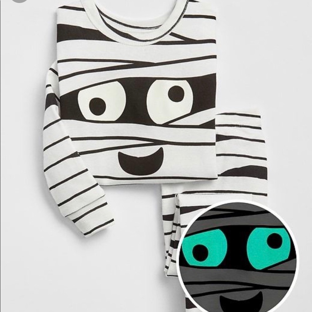 Baby Gap Mummy PJ Set - Glow in the Dark
